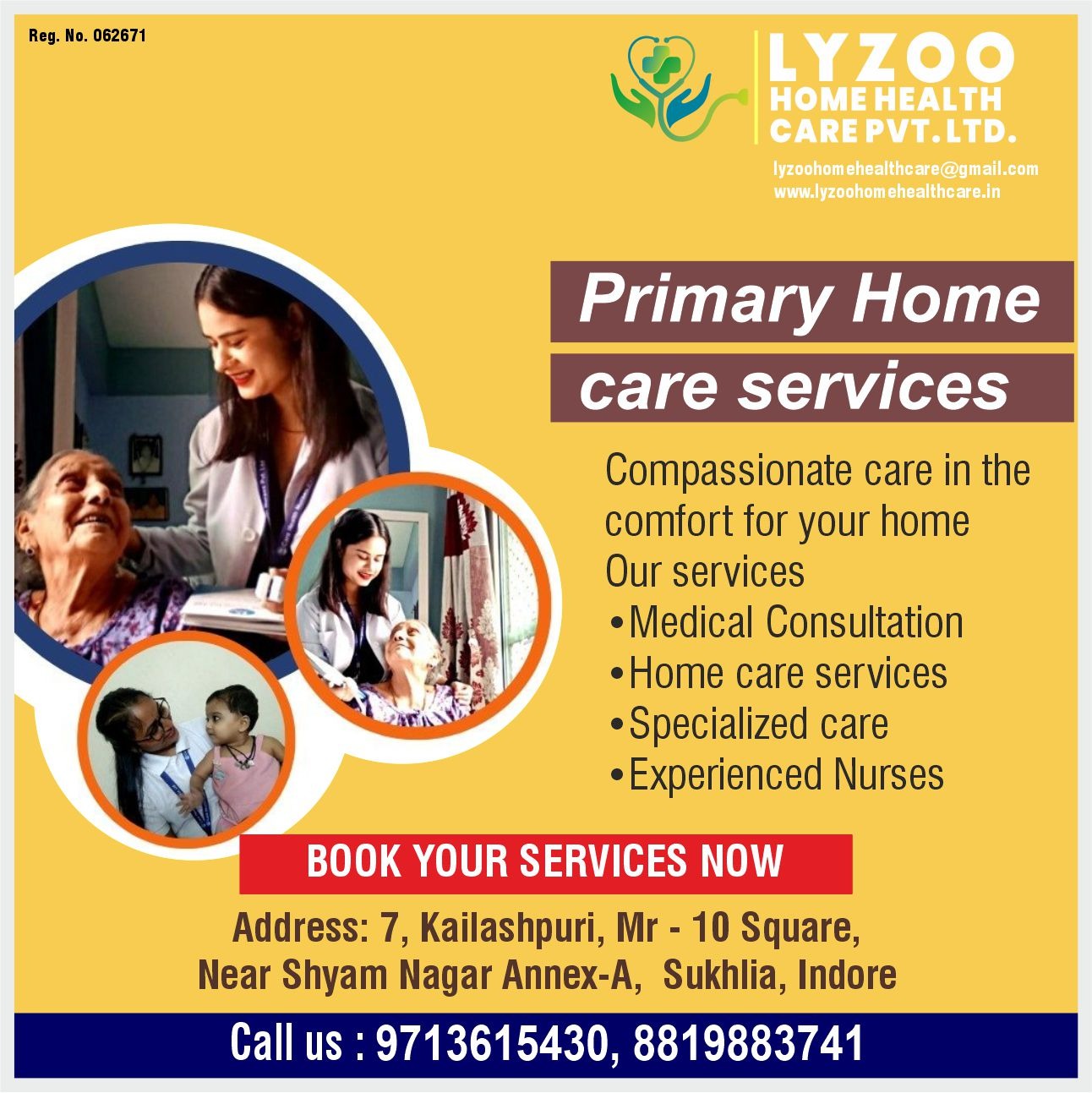Primary Home Care Services in Indore