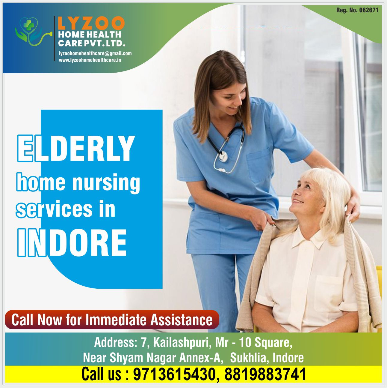 Elderly Home Nursing Care Services in Indore 