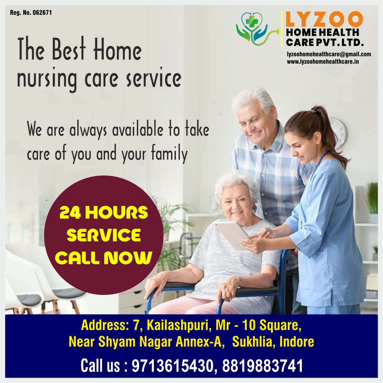 Elderly Nursing Services in Indore