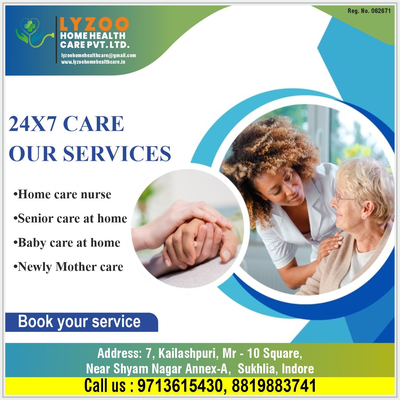 24 Hour Nursing Care At Home in Indore