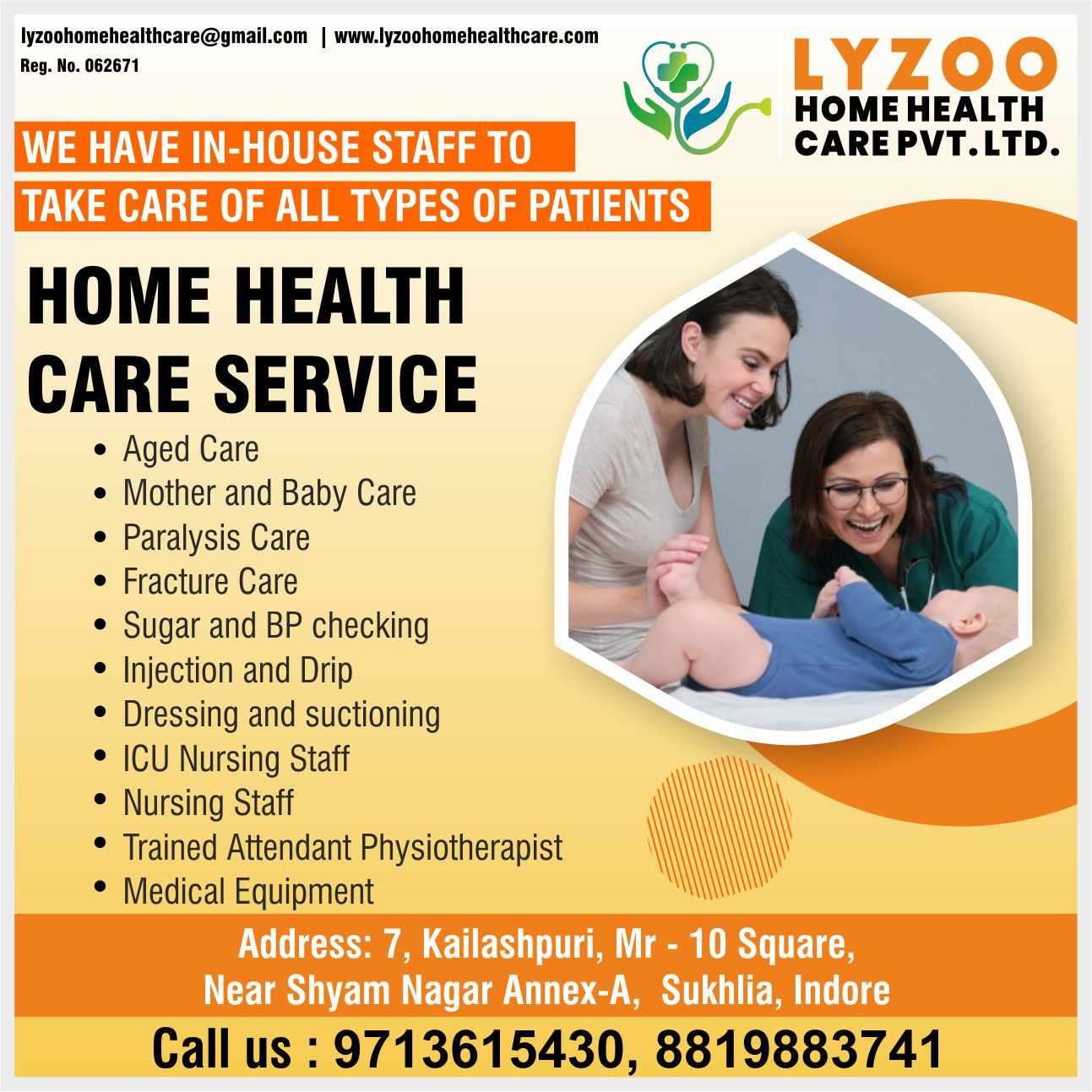Best Newly Mother Home Care Services in Indore